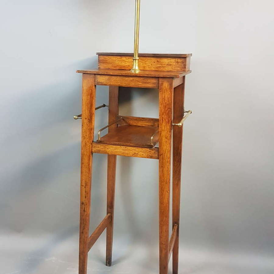 Arts & Crafts Shaving Stand In the manner of Liberty’s.