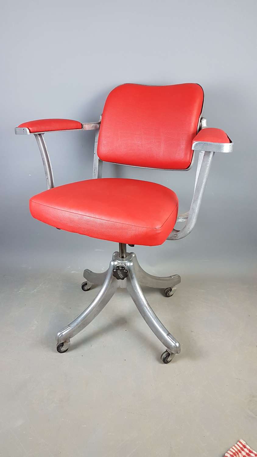 Mid 20thC TanSad Desk Chair