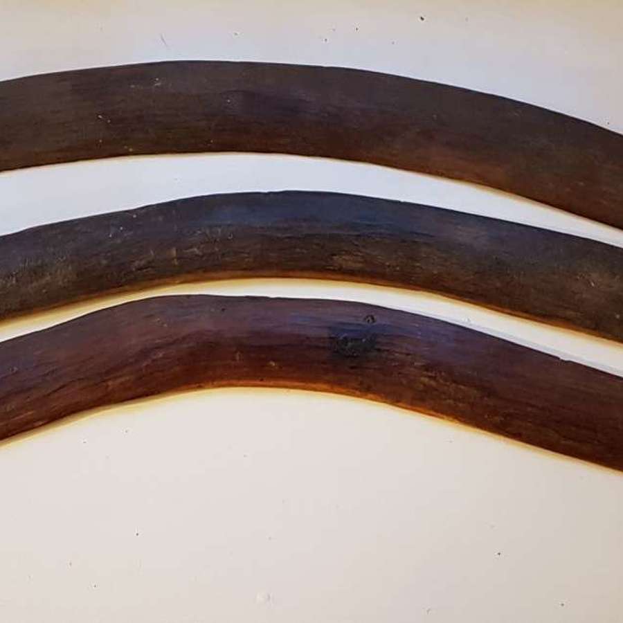 3 19th Century West Australian Boomerangs