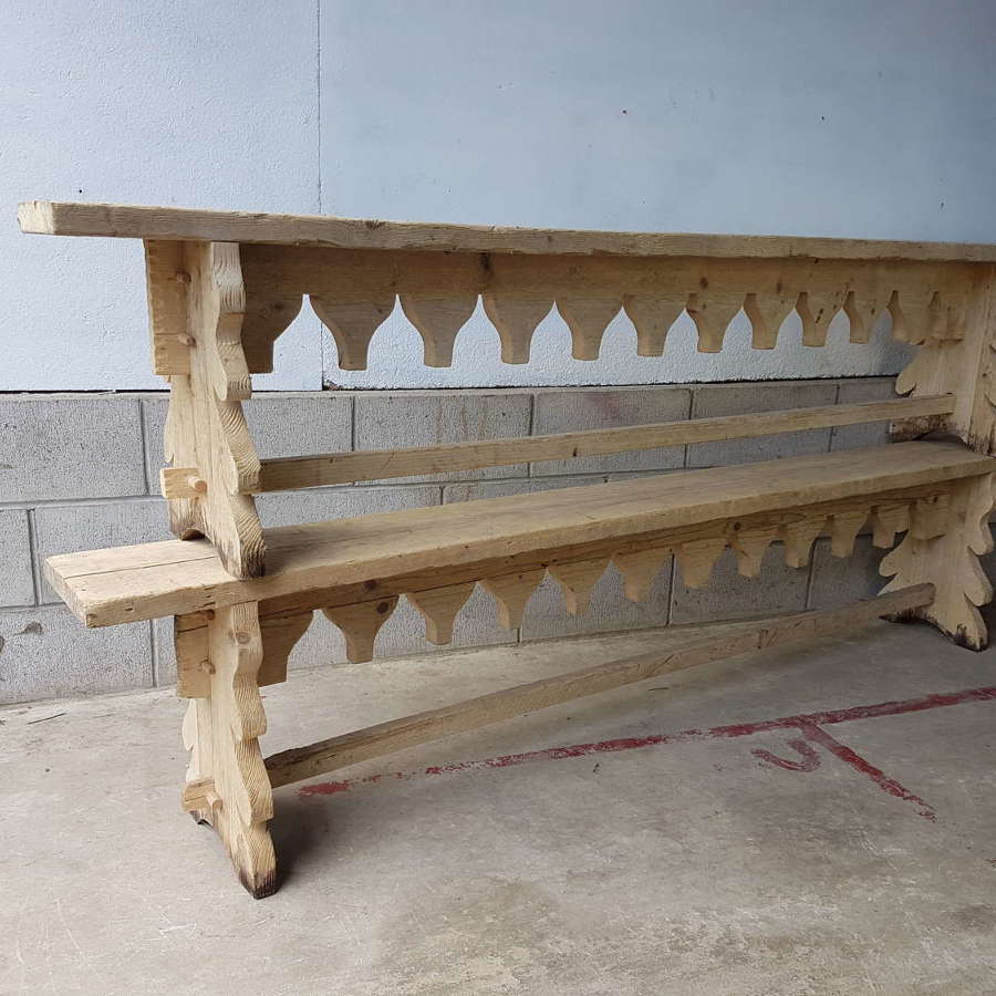Bespoke pair of Swedish Style Pine Benches