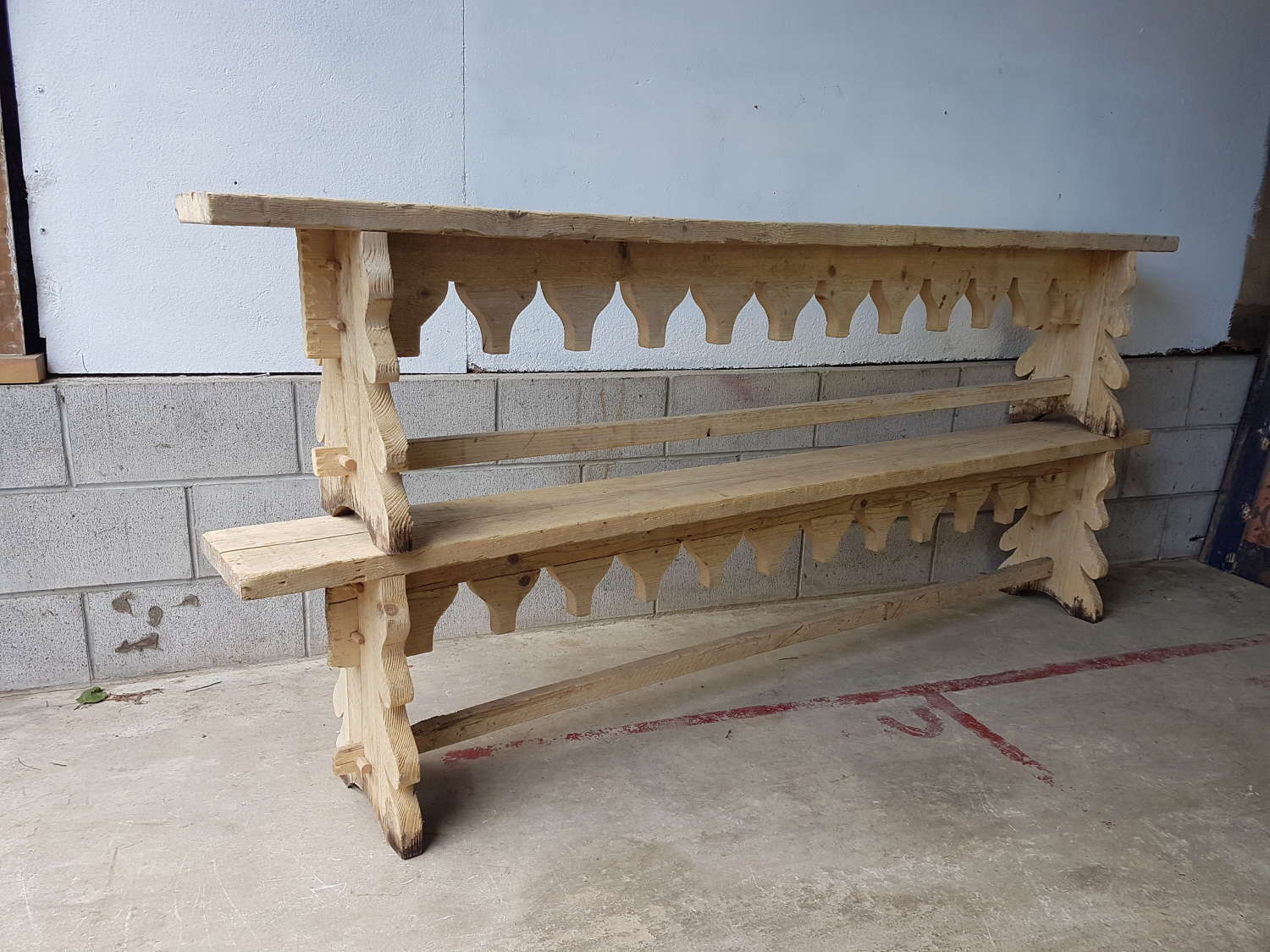 Bespoke pair of Swedish Style Pine Benches